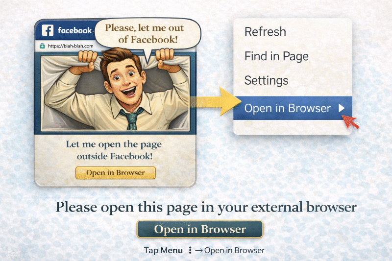 Open in external browser