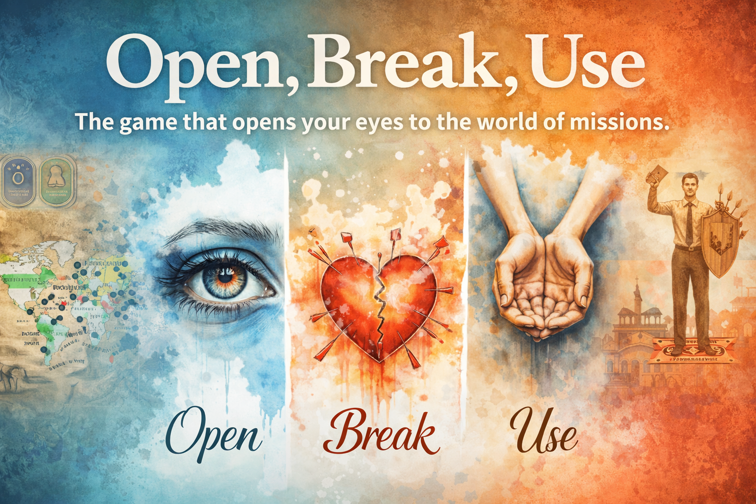 Open, Break, Use — play the game